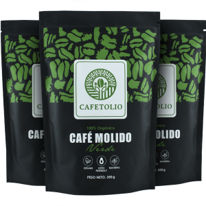 Café Molido Verde Cafetolio 350 Gramos Combo x 3 Unidades