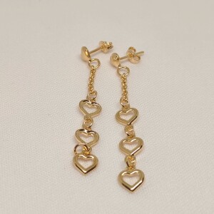 Arete cadena corazón