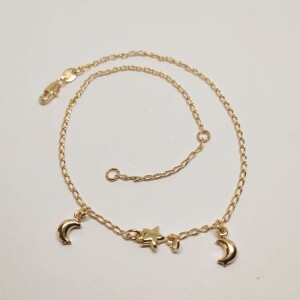 Tobillera luna 28,5cm