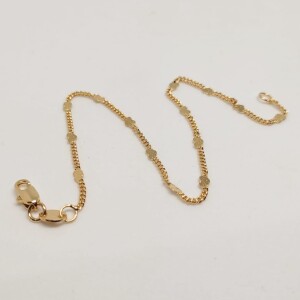 Pulsera corazón liso mujer 18,5cm