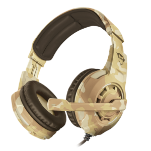 DIADEMA GAMER PS4/5 - XBOX - PC TRUST RADIUS GXT 310 DESERT CAMO